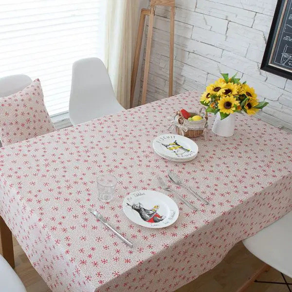 Red Snowflake Linen Cotton Table Cloth Multifunctional Christmas/X'mas Theme Microwave oven/Table Cover Tablecloth Nappe ZB-55
Red Snowflake Linen Cotton Table Cloth Multifunctional Christmas/X'mas Theme Microwave oven/Table Cover Tablecloth Nappe ZB-55