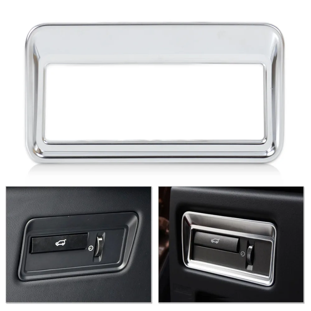 beler Chrome Car Interior Rear Trunk Switch Button Panel Cover Trim Frame For Land Rover L405 Range Rover Sport L494 2013-2016
beler Chrome Car Interior Rear Trunk Switch Button Panel Cover Trim Frame For Land Rover L405 Range Rover Sport L494 2013-2016