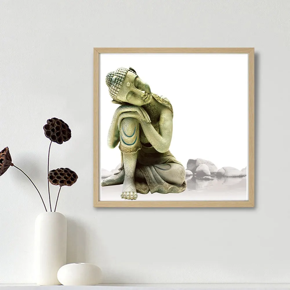 Sleeping Buddha Statue Retro Home Decorations Religion Buddhist Mood Poster Art Print Canvas Painting for Kitchen Wall Decor
Sleeping Buddha Statue Retro Home Decorations Religion Buddhist Mood Poster Art Print Canvas Painting for Kitchen Wall Decor