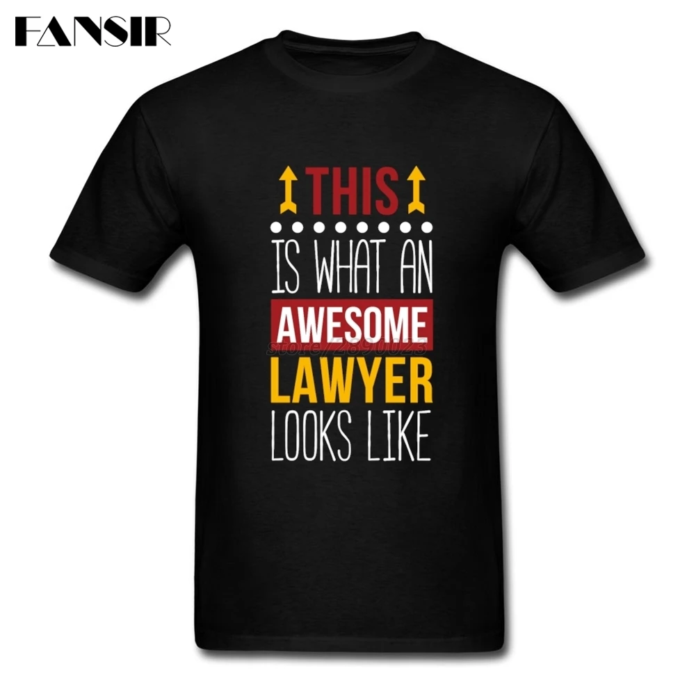 Swag Awesome адвокат профессий доверенность футболка Для мужчин короткий рукав с
