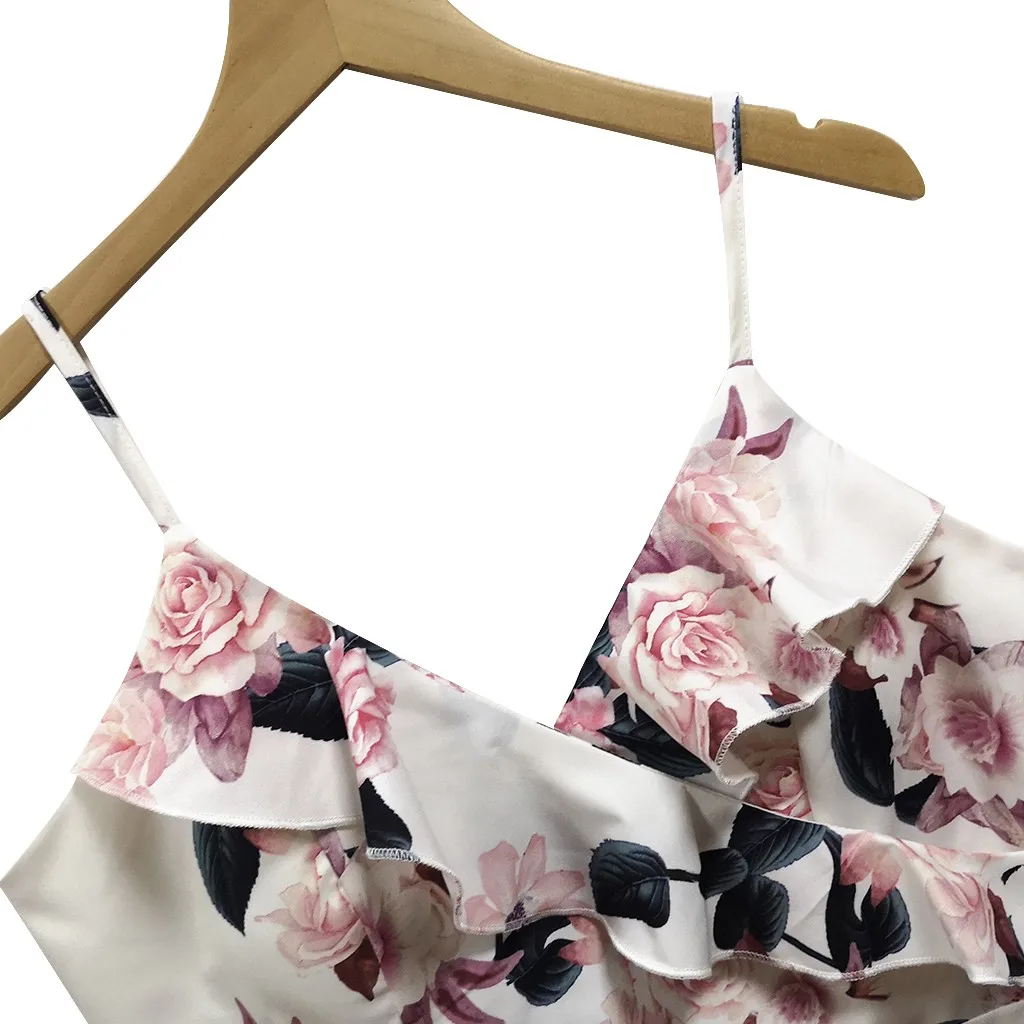 Summer dresses casual Mini dress women dress Floral Printed Strappy Mini Ruffle Summer Beach Party Dress Y627
Summer dresses casual Mini dress women dress Floral Printed Strappy Mini Ruffle Summer Beach Party Dress Y627