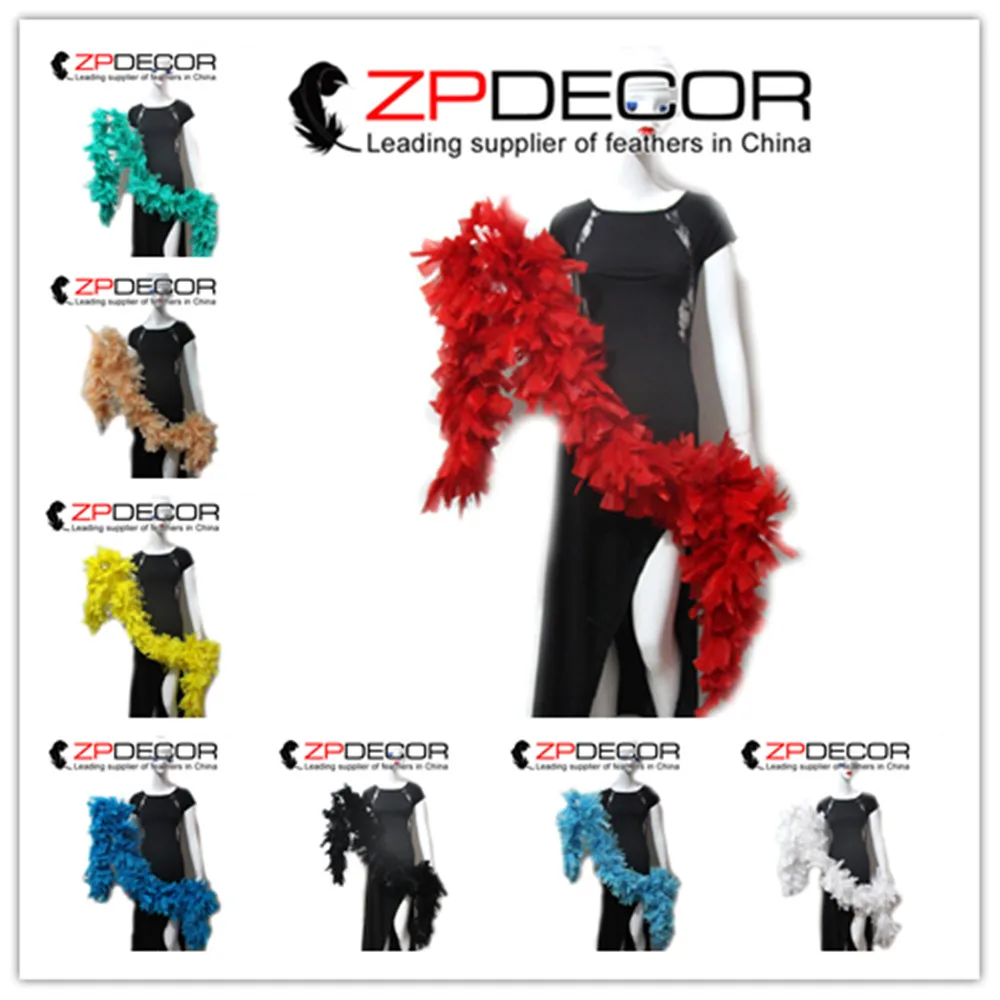 Leading Supplier ZPDECOR 10 yards Good Quality Mixed Color Dyed 150g Turkey Flat Feather Boas for Wedding Carnival Decoration
Leading Supplier ZPDECOR 10 yards Good Quality Mixed Color Dyed 150g Turkey Flat Feather Boas for Wedding Carnival Decoration