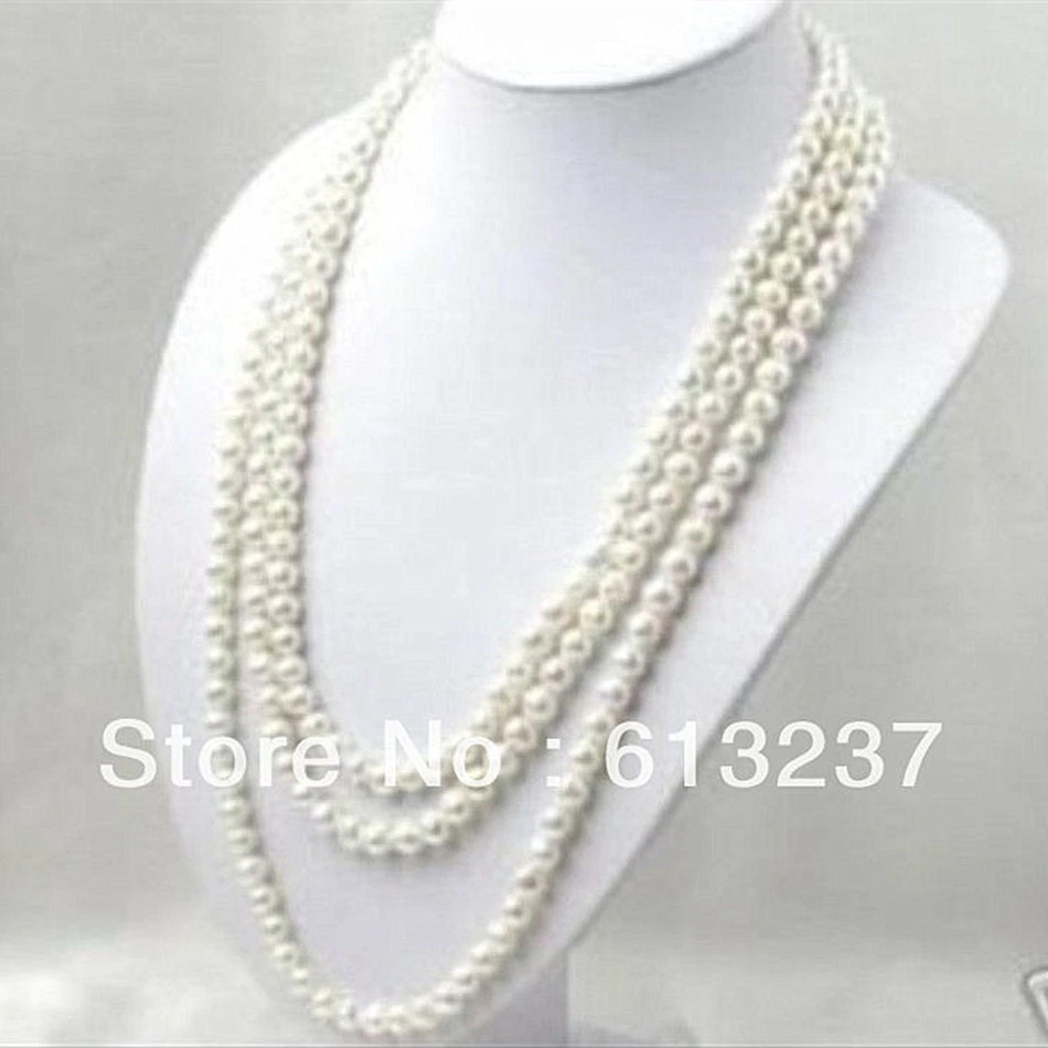 Fashion Style 6-7mm beautiful white akoya cultured lovely pearl round beads diy Necklace 80" MY4524
Fashion Style 6-7mm beautiful white akoya cultured lovely pearl round beads diy Necklace 80" MY4524