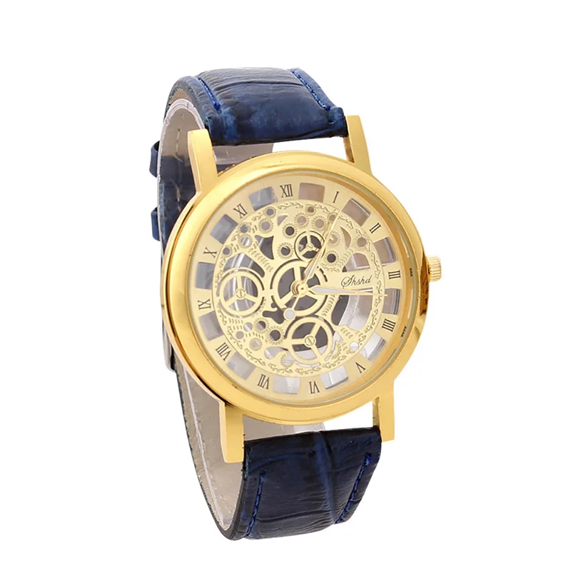 Newest Fashion Mens Fashion Watch Hollow Out Quartz Sport Leather Band Roman Dial Wrist Watch Relogio Masculino Watches
Newest Fashion Mens Fashion Watch Hollow Out Quartz Sport Leather Band Roman Dial Wrist Watch Relogio Masculino Watches