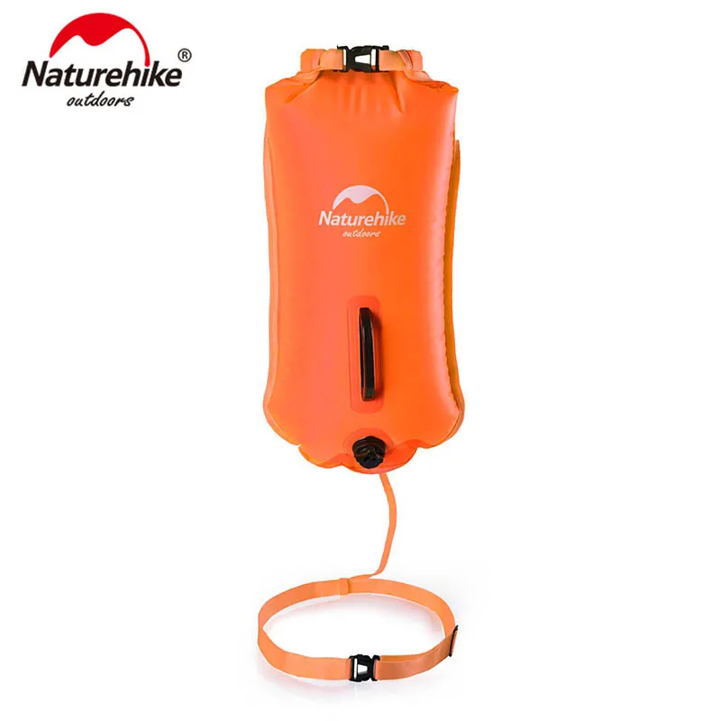 

Naturehike 28L Inflatable Waterproof Swimming Bag Swimming Flotation Bag Dry Waterproof Bag For Swimming Drifting NH17S001-G