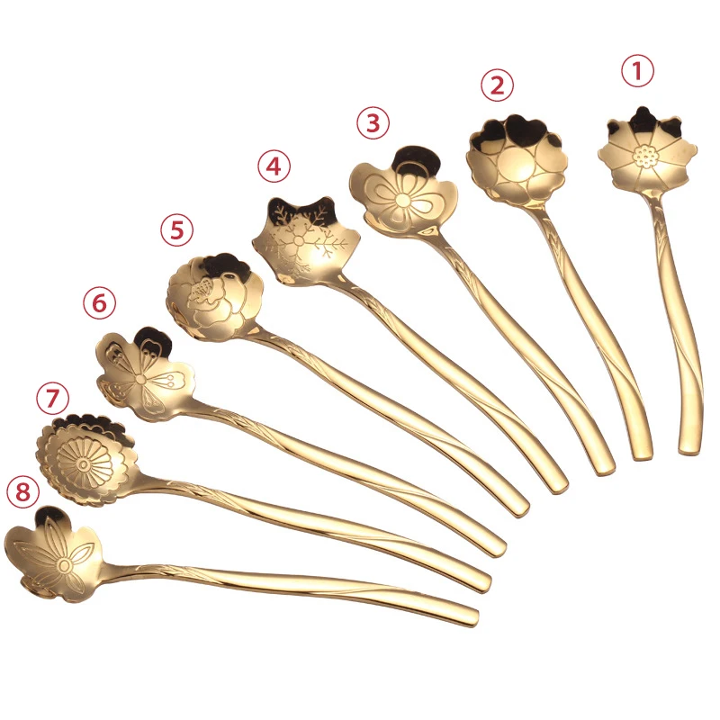 1Pc Stainless Steel Spoon Small Teaspoon Cute Flower Coffee Spoon Vintage Metal Soup Dessert Mini Spoon For Kids Tableware
1Pc Stainless Steel Spoon Small Teaspoon Cute Flower Coffee Spoon Vintage Metal Soup Dessert Mini Spoon For Kids Tableware