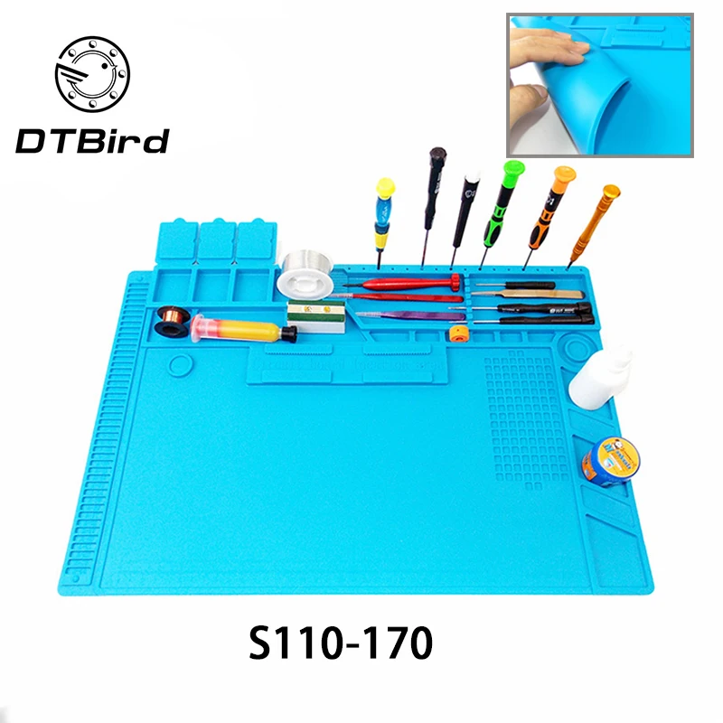 Heat Insulation Soldering Working Mat Heat-resistant Soldering Station Repair Insulator Pad Maintenance Platform Desk Mat
Heat Insulation Soldering Working Mat Heat-resistant Soldering Station Repair Insulator Pad Maintenance Platform Desk Mat