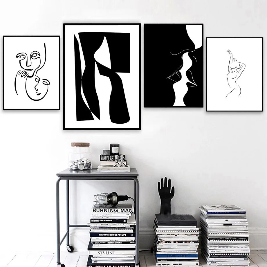 Abstract Woman Line Face Lips Wall Art Canvas Painting Nordic Posters And Prints Black White Wall Pictures For Living Room Decor
Abstract Woman Line Face Lips Wall Art Canvas Painting Nordic Posters And Prints Black White Wall Pictures For Living Room Decor
