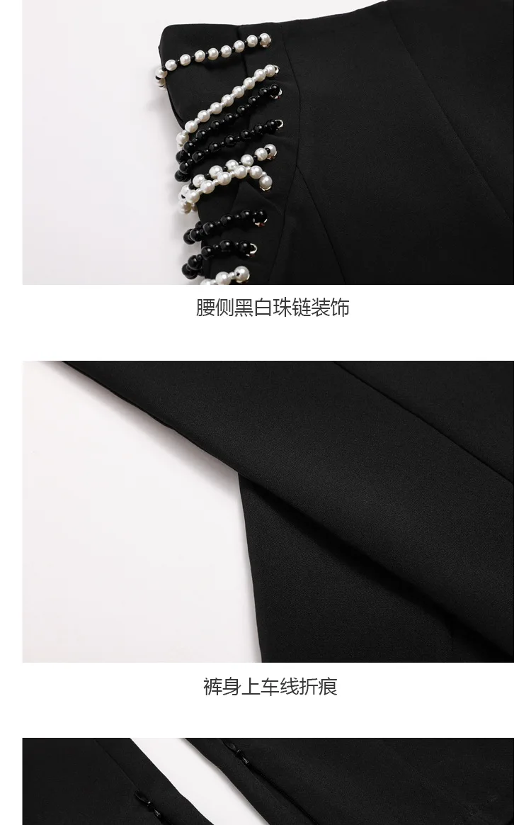 Winter New Women Clothing Heavy Industry Beads Pearl Black Elastic Tights High Waist Pencil Pants
Winter New Women Clothing Heavy Industry Beads Pearl Black Elastic Tights High Waist Pencil Pants