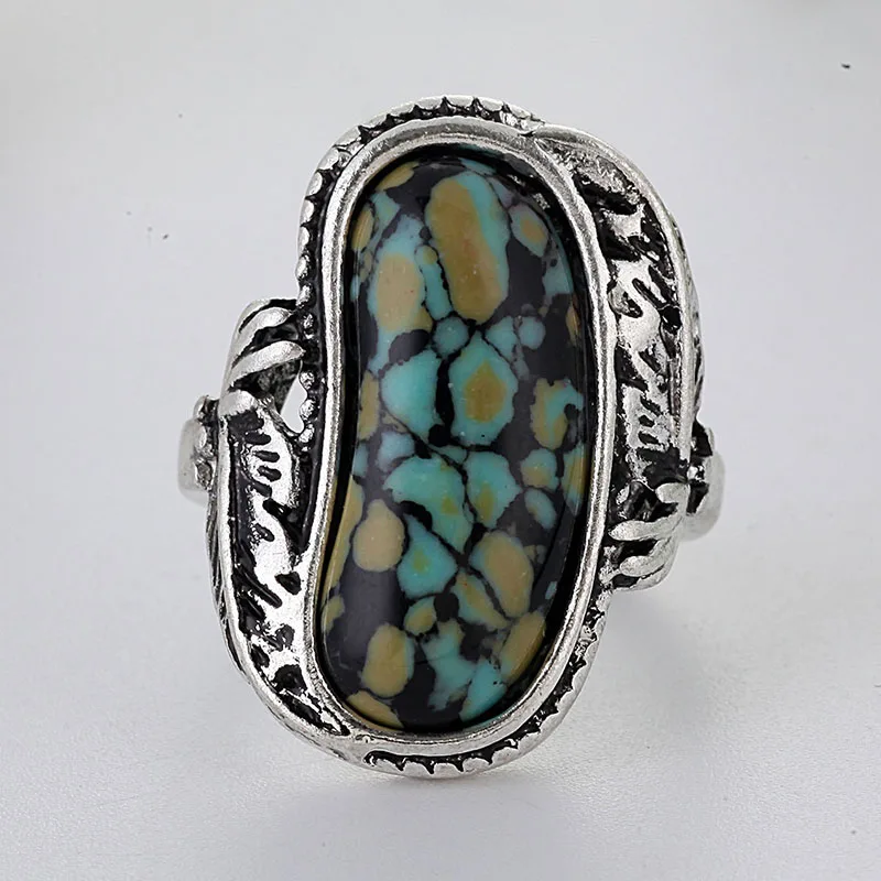 Vintage Boho Big Green Stone Ring Antique rings For Women Fashion Statement Turkey Indian Jewelry Free Shipping 30X744
Vintage Boho Big Green Stone Ring Antique rings For Women Fashion Statement Turkey Indian Jewelry Free Shipping 30X744