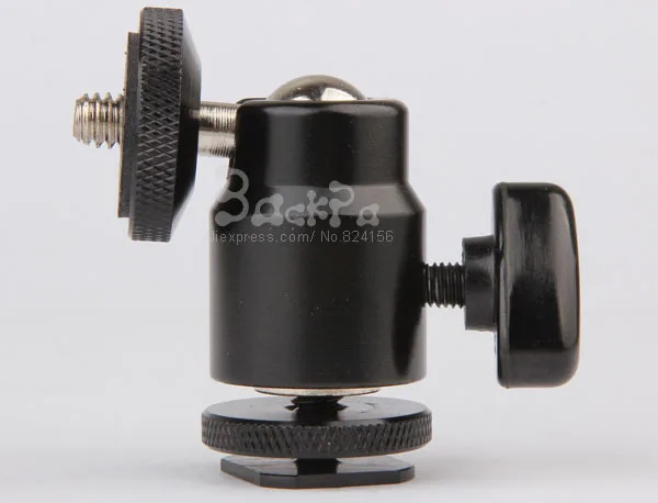 1/4 Screw mini tripod ball head ball head flash hot shoe adapter holder for digital camera mini camcorder
1/4 Screw mini tripod ball head ball head flash hot shoe adapter holder for digital camera mini camcorder