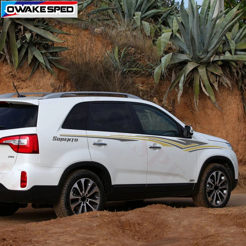 Наклейки на талию автомобиля для KIA Sorento 2010-2018, спортивные полосы для внедорожников, аксессуары для боковых дверей автомобиля, водонепроница...
Наклейки на талию автомобиля для KIA Sorento 2010-2018, спортивные полосы для внедорожников, аксессуары для боковых дверей автомобиля, водонепроница...
