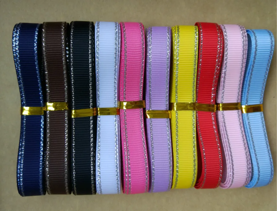 Silver edge border ribbon set mix 10 color 3/8" 9mm solid color silver edged grosgrain ribbons GRYB0910
Silver edge border ribbon set mix 10 color 3/8" 9mm solid color silver edged grosgrain ribbons GRYB0910