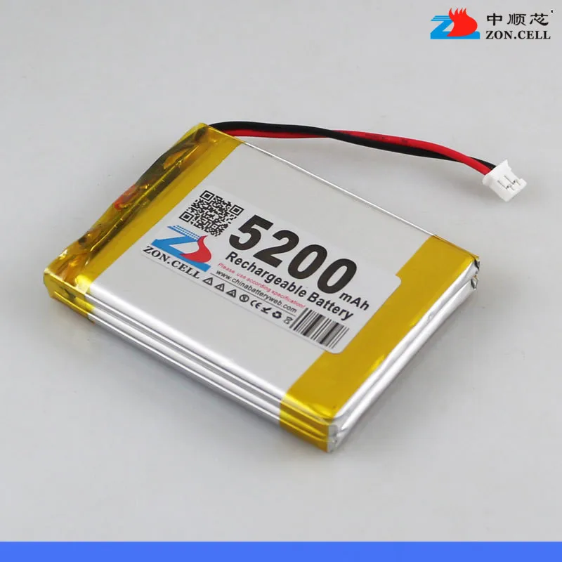 In the 5200mAh 475068x2 3.7V core polymer lithium battery 505065x2 speaker personal terminal Rechargeable Li-ion Cell
In the 5200mAh 475068x2 3.7V core polymer lithium battery 505065x2 speaker personal terminal Rechargeable Li-ion Cell