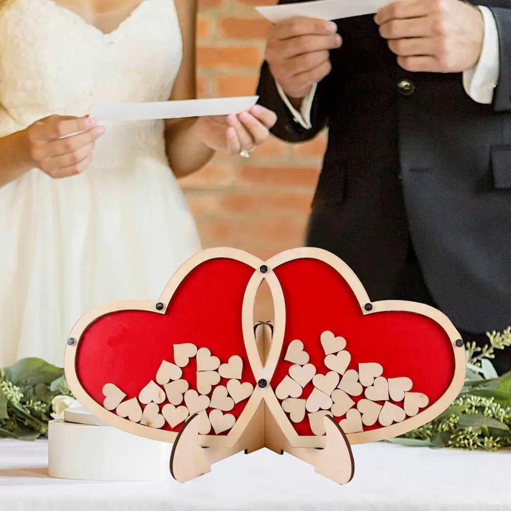 QIFU Wooden Guest Book Sign Love Romantic Wedding Guest Book Party Decoration Wedding Guestbook Wedding Book For The Guests
QIFU Wooden Guest Book Sign Love Romantic Wedding Guest Book Party Decoration Wedding Guestbook Wedding Book For The Guests