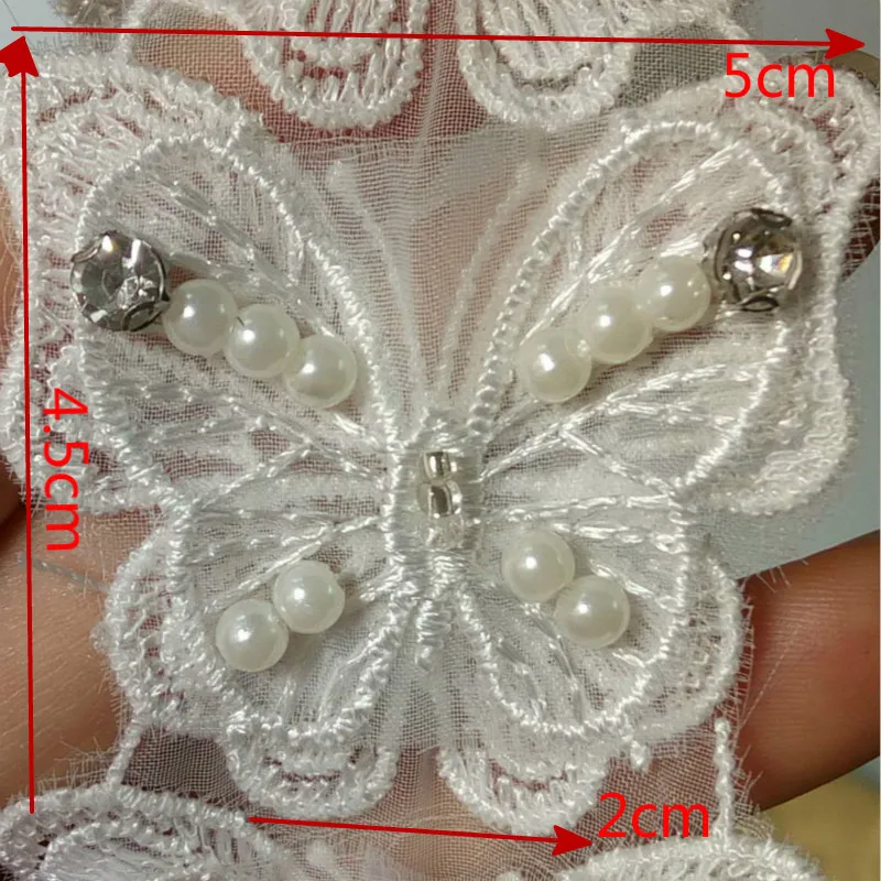 1 Yard Rhinestones Butterfly Bowknot Embroidered Lace Trim Ribbon Fabric Sewing Craft Patchwork Handmade For Wedding Dress
1 Yard Rhinestones Butterfly Bowknot Embroidered Lace Trim Ribbon Fabric Sewing Craft Patchwork Handmade For Wedding Dress