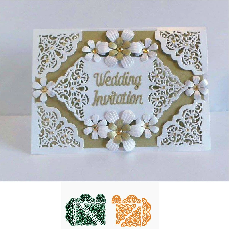 Gorgeous Damask Lace Edge Border Frame Metal Cutting Dies Stencils For DIY Scrapbooking Decorative Embossing Handcraft Die Cut
Gorgeous Damask Lace Edge Border Frame Metal Cutting Dies Stencils For DIY Scrapbooking Decorative Embossing Handcraft Die Cut