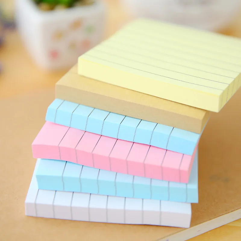 memo pad Simplified kraft paper horizontal line urine sign, candy, color, square message, N times, post stickers School Supplies
memo pad Simplified kraft paper horizontal line urine sign, candy, color, square message, N times, post stickers School Supplies