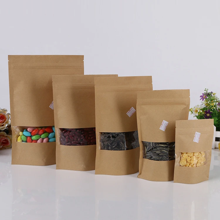 18*26+4 30pcs brown self zip lock kraft paper bags with window for gifts sweets and candy food tea jewelry retail package paper
18*26+4 30pcs brown self zip lock kraft paper bags with window for gifts sweets and candy food tea jewelry retail package paper