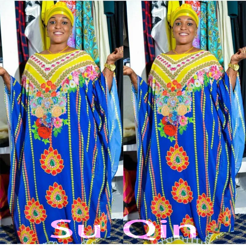 2017 New Fashion Chiffon Super Size African Loose Long Dashiki Traditional Dress For Lady(QQXF#)
2017 New Fashion Chiffon Super Size African Loose Long Dashiki Traditional Dress For Lady(QQXF#)