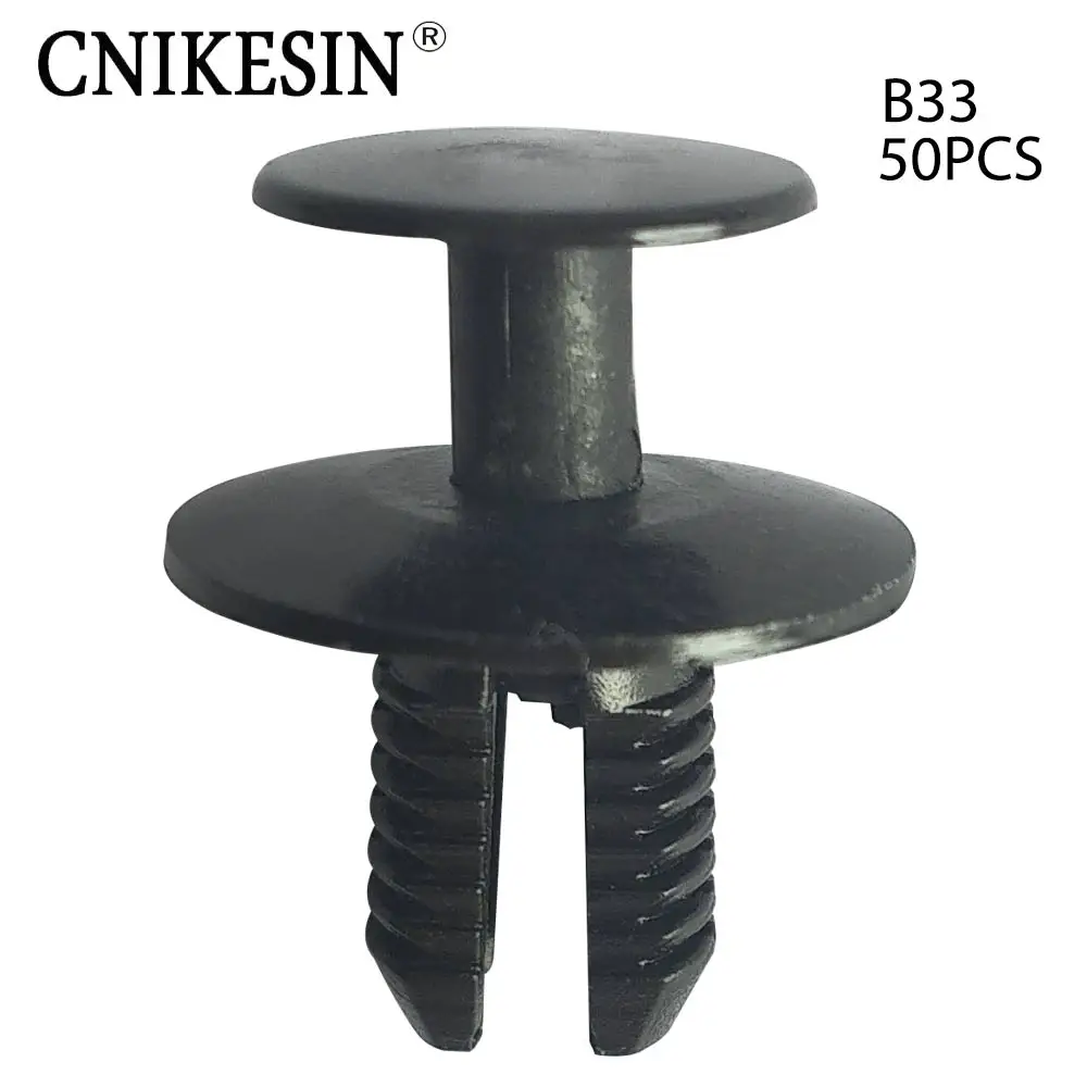 CNIKESIN B33 50 шт. 9 мм отверстия нажмите Тип щит слуг клипы Fender Подкладка Авто нейлон
