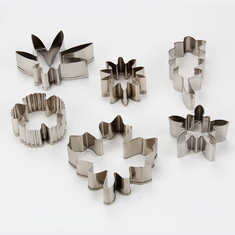(4sets/Lot)Free Shipping High Quality 6pcs Stainless Steel Different Flowers and Leaves Cookie Cutters Set
(4sets/Lot)Free Shipping High Quality 6pcs Stainless Steel Different Flowers and Leaves Cookie Cutters Set