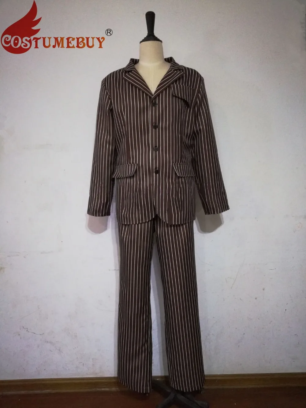 CostumeBuy Who is Doctor Who Dr Brown Pinstripe Business Jacket Suit Cosplay Men Costume Halloween Party
CostumeBuy Who is Doctor Who Dr Brown Pinstripe Business Jacket Suit Cosplay Men Costume Halloween Party
