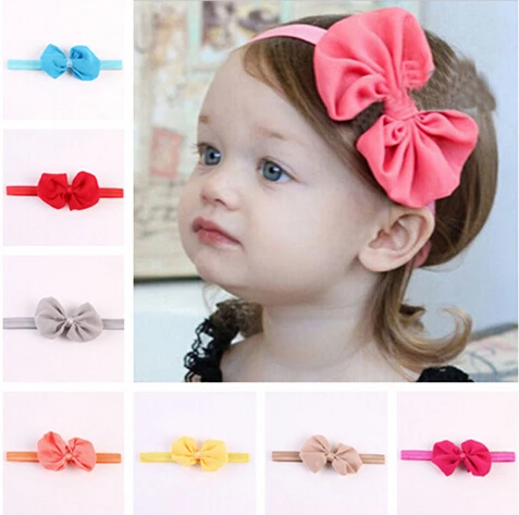2016 New ON SALE 1PCS kids Chiffon Bowknot Headbands Girls Hair Bows Elastic Hairband Girl Hair band accessories
2016 New ON SALE 1PCS kids Chiffon Bowknot Headbands Girls Hair Bows Elastic Hairband Girl Hair band accessories