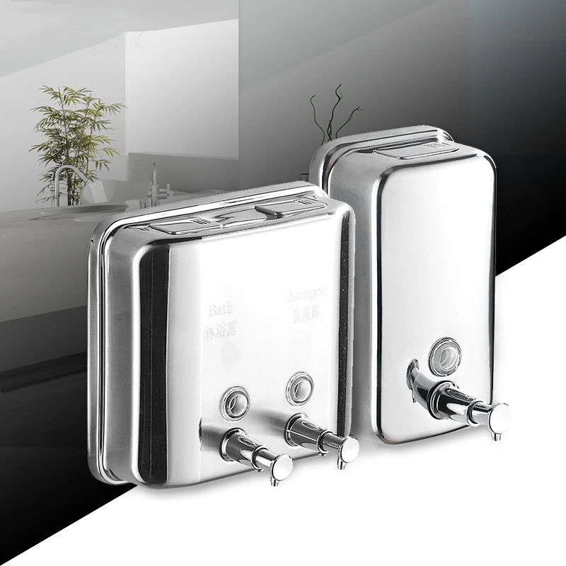 Liquid Soap Dispensers Wall Mounted 500ML Stainless Steel Manual Shampoo Dispenser Kitchen Bathroom Accessories For Liquid Soap
Liquid Soap Dispensers Wall Mounted 500ML Stainless Steel Manual Shampoo Dispenser Kitchen Bathroom Accessories For Liquid Soap