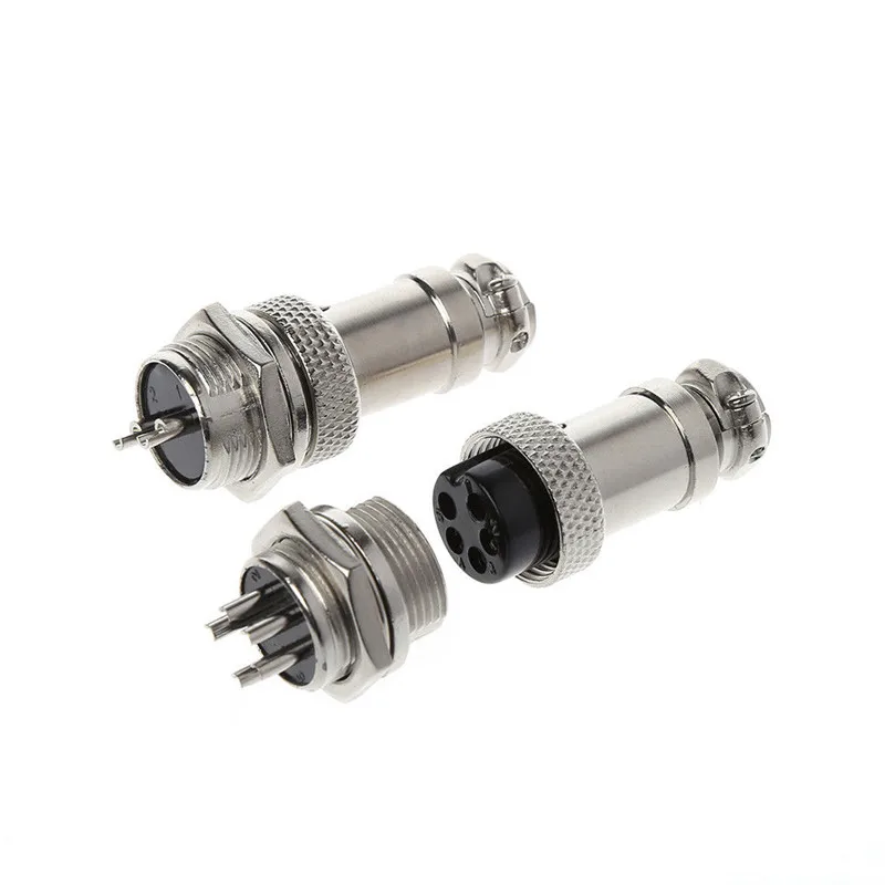 1 комплект GX16 Авиационная вилка 2/3/4/5/6/7/8/9 Pins штекер типа папа круглая авиационная