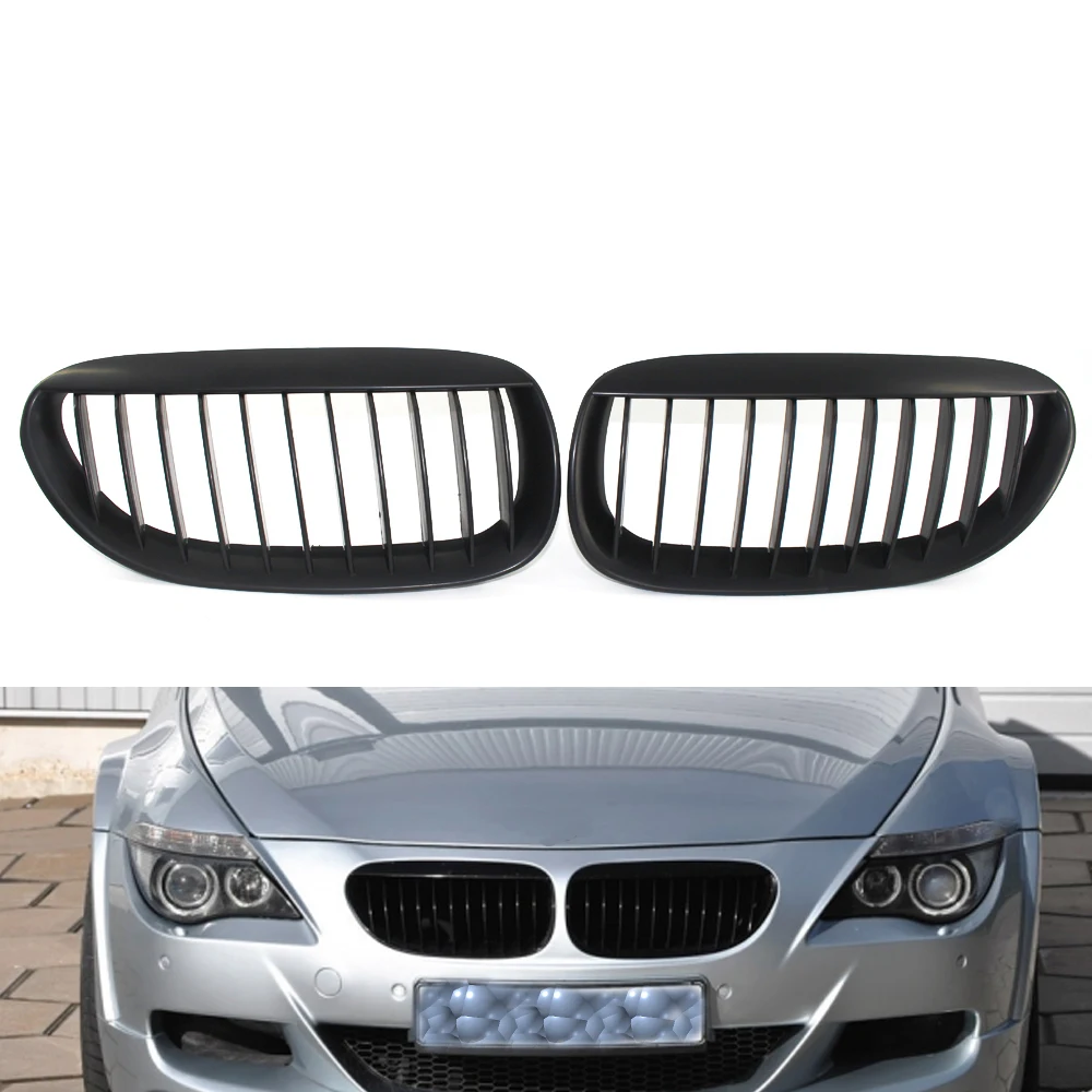 Front Grille Grill for BMW 6 Series E63 E64 LCI M6 650i 645CI Matte Black coupe Convertible 2 Door 51137077932,51137077931
Front Grille Grill for BMW 6 Series E63 E64 LCI M6 650i 645CI Matte Black coupe Convertible 2 Door 51137077932,51137077931
