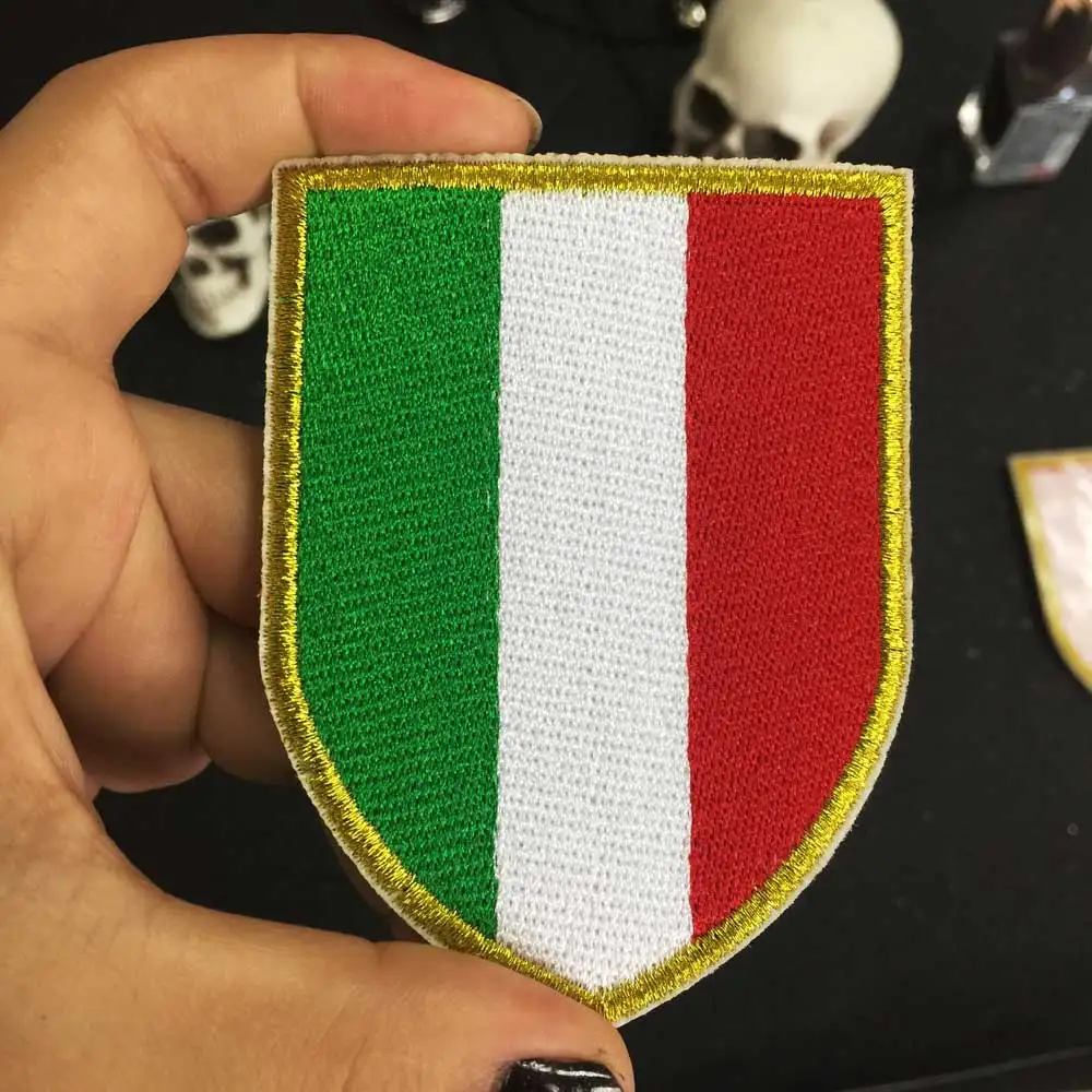Italy Flag Patches Heat Transfer Iron On Patches DIY Accessory Decoration Print On Clothes Vest Bags
Italy Flag Patches Heat Transfer Iron On Patches DIY Accessory Decoration Print On Clothes Vest Bags