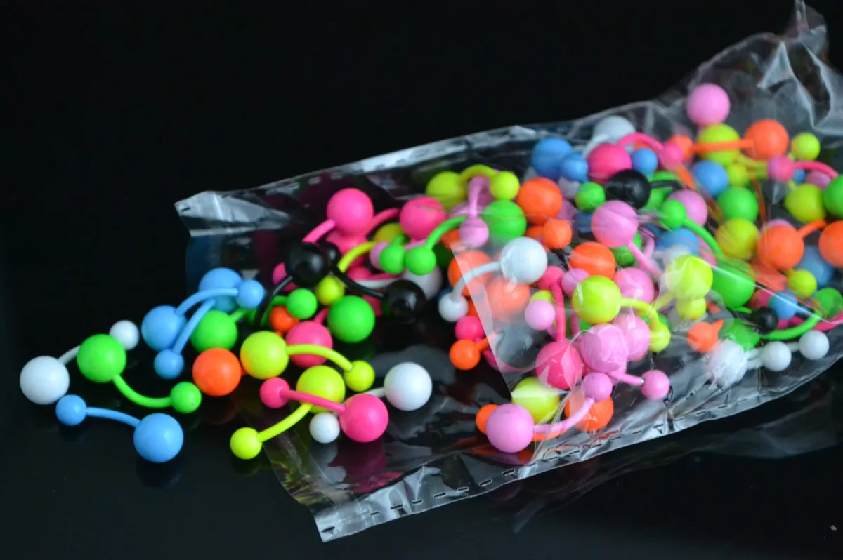 50PCS Neon Color Body Piericng jewelry-Navel Button Barbells Navel Rings14gx10x5/8mm
50PCS Neon Color Body Piericng jewelry-Navel Button Barbells Navel Rings14gx10x5/8mm