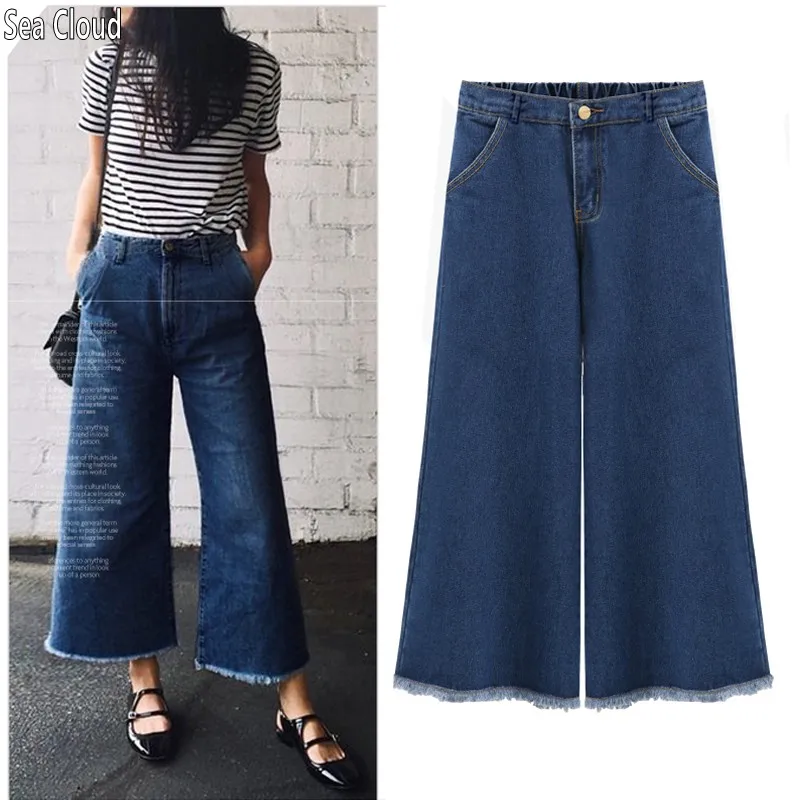 82 free shipping plus size wide leg pants female Ankle-Length Pant elastic waist elastic large size women cowboy trousers
82 free shipping plus size wide leg pants female Ankle-Length Pant elastic waist elastic large size women cowboy trousers