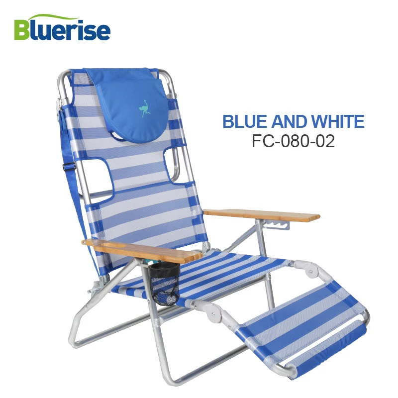 BLUERISE 3 в 1 пляжное кресло/надувной матрас/надувной шезлонг легко преобразует