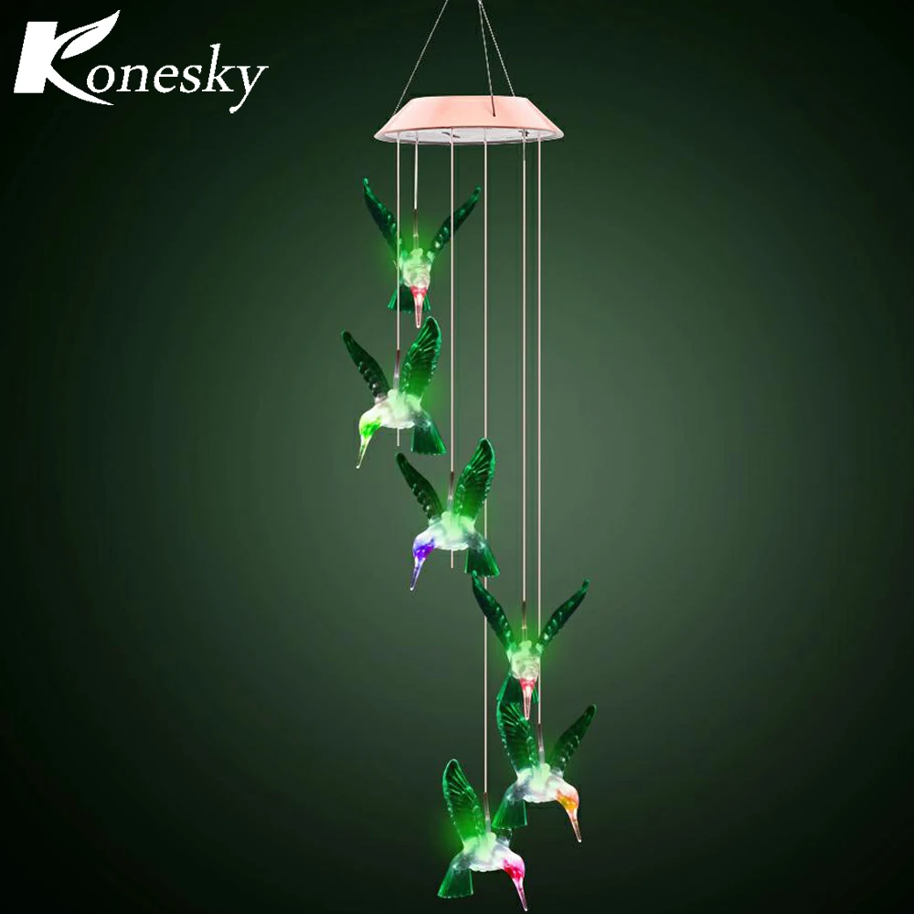 Hot Fashion Solar Color-Changing Wind Chime Light Led Solar Light Outdoor Hummingbird Wind Chimes Home Garden Decor Solar Light
Hot Fashion Solar Color-Changing Wind Chime Light Led Solar Light Outdoor Hummingbird Wind Chimes Home Garden Decor Solar Light