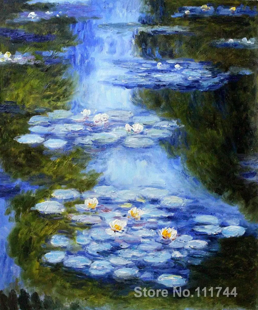 Water Lilies (blue green) Claude Monet famous oil painting reproduction Hand painted High quality
Water Lilies (blue green) Claude Monet famous oil painting reproduction Hand painted High quality