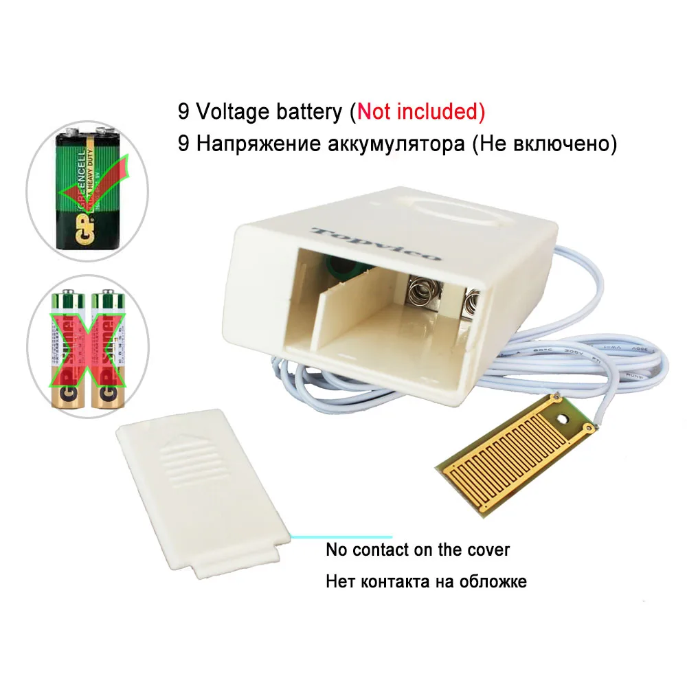 Topvico Water Leakage Alarm Detector 120dB Water Alarm Leak Sensor Detection Flood Alert Overflow Home Security Alarm System
Topvico Water Leakage Alarm Detector 120dB Water Alarm Leak Sensor Detection Flood Alert Overflow Home Security Alarm System