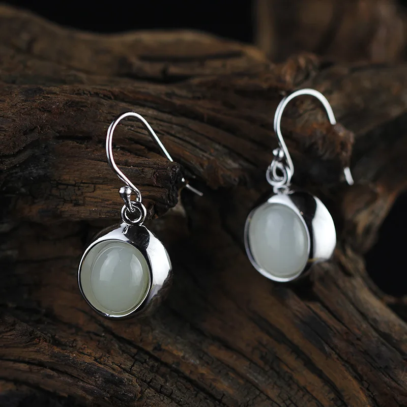 Natural Stone 925 Sterling Silver Drop Earrings Fine Jewelry Earrings For Women AJ
Natural Stone 925 Sterling Silver Drop Earrings Fine Jewelry Earrings For Women AJ