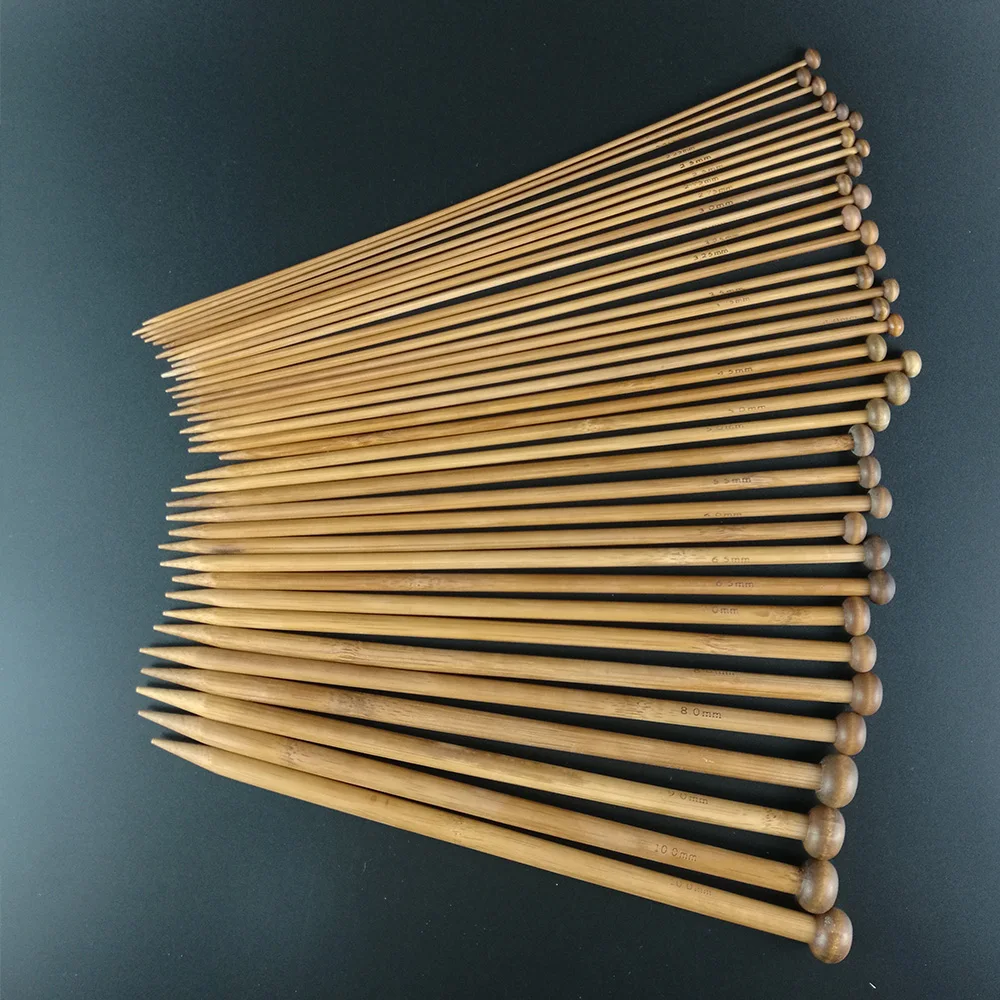 Costura 36pcs/set Carbonize Bamboo Single Pointed Knitting Needles 18 Size Set Single Pointed Smooth Crochet Hook Sewing Tool
Costura 36pcs/set Carbonize Bamboo Single Pointed Knitting Needles 18 Size Set Single Pointed Smooth Crochet Hook Sewing Tool