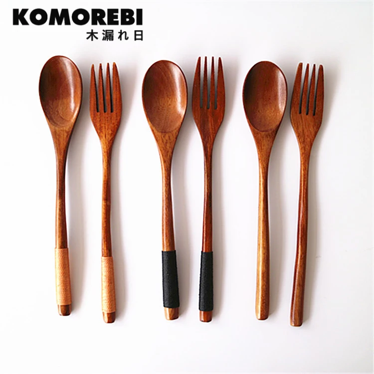 KOMOREBI 3 набора с длинной ручкой деревянная ложка c кофе мед чай суп Мороженое
