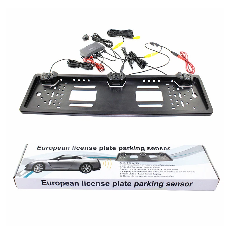 3 in 1 one Camera+2 Sensors PZ600-L European License Plate Parking Sensor with HD Reverse Camera 2 Radar + backup camera 19mm
3 in 1 one Camera+2 Sensors PZ600-L European License Plate Parking Sensor with HD Reverse Camera 2 Radar + backup camera 19mm