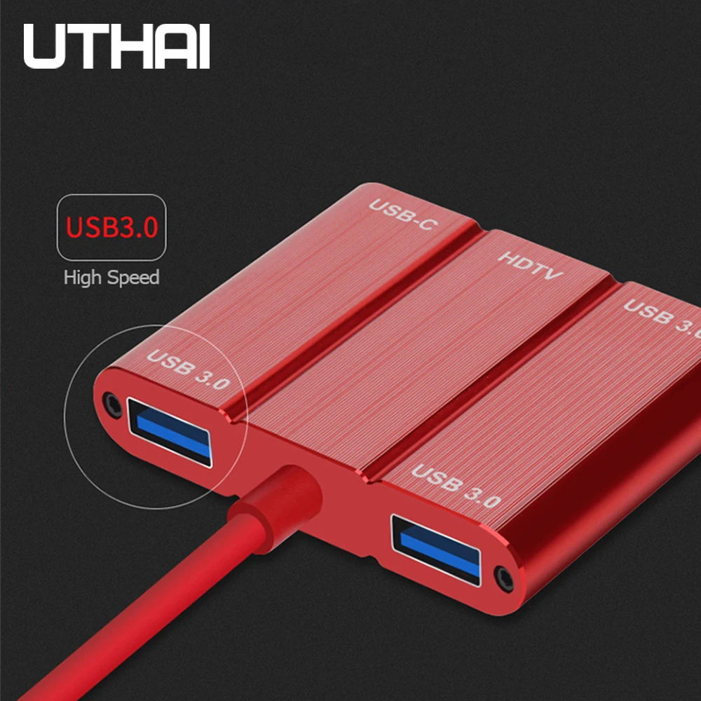 5 в 1 адаптер USB Type-C на HDMI 1080P 4K | Компьютеры и офис