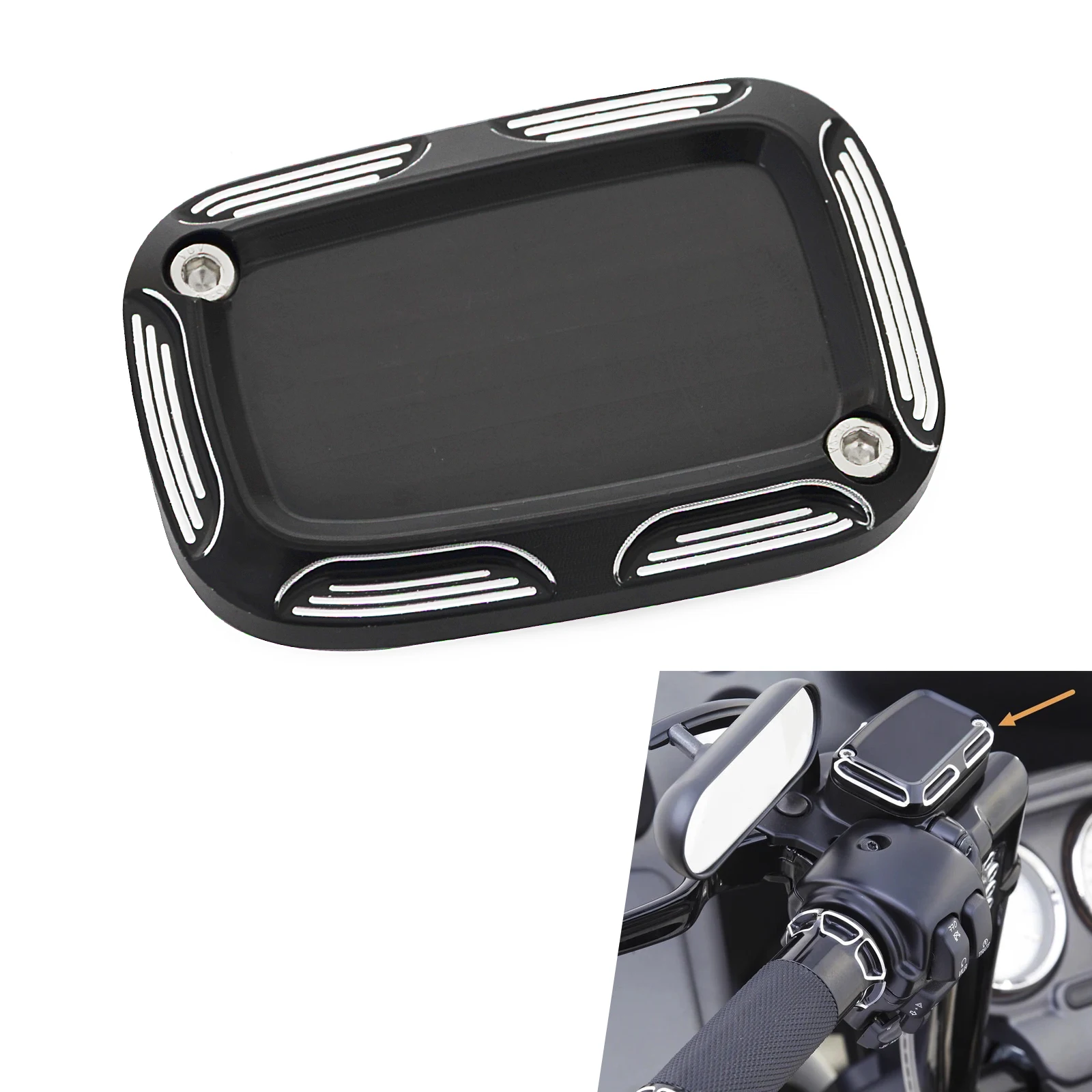 Edge Cut Clutch Master Cylinder Cover For Harley Street Glide FLHX FLHXS CVO VRSCF VRSCDX VRSC 2006-Up Ultra Limited FLHTK
Edge Cut Clutch Master Cylinder Cover For Harley Street Glide FLHX FLHXS CVO VRSCF VRSCDX VRSC 2006-Up Ultra Limited FLHTK