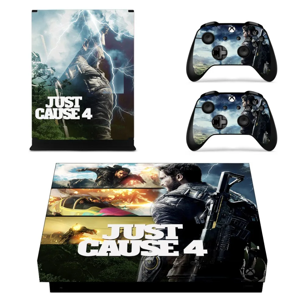 Just Cause 4 Faceplates Skin Console & Controller Decal Stickers for Xbox One X + Sticker | Электроника