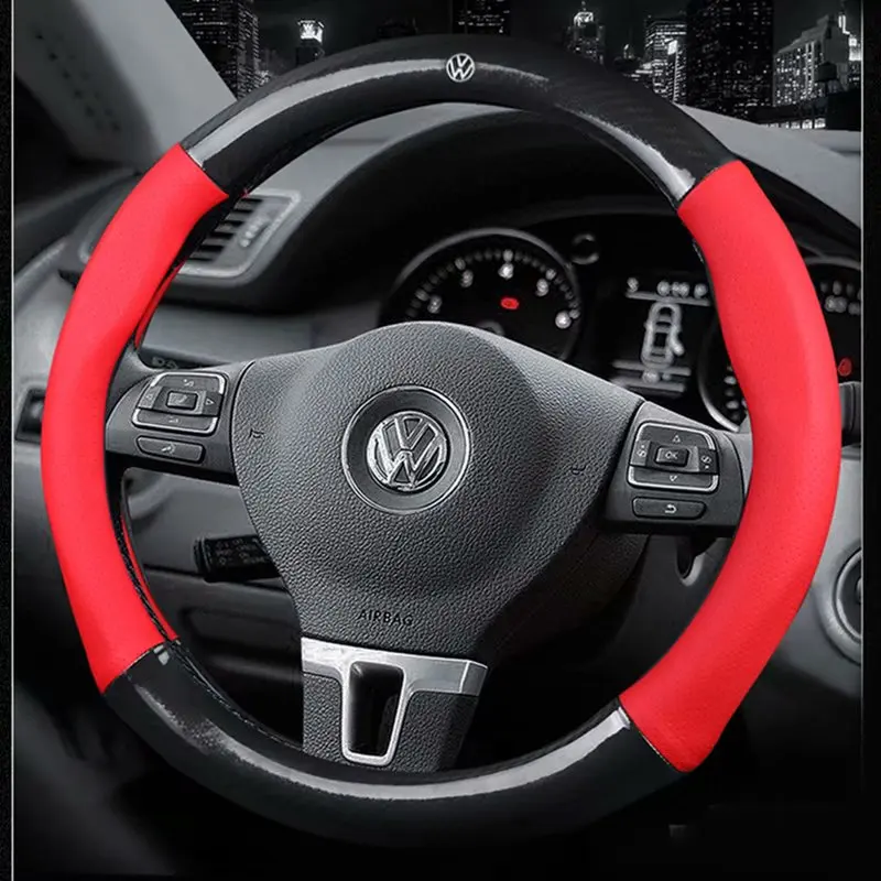 Car Steering-wheels Cover 37 38cm 15" for Volkswagen VW Ameo Arteon/CC Beetle Golf Jetta Lamando Passat Phideon Polo Up Vento
Car Steering-wheels Cover 37 38cm 15" for Volkswagen VW Ameo Arteon/CC Beetle Golf Jetta Lamando Passat Phideon Polo Up Vento