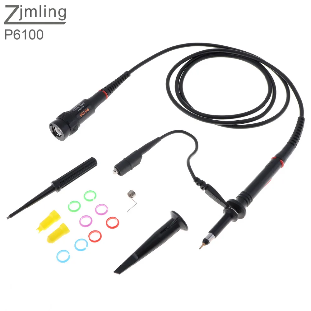 ZJMLING, новинка, P6100, профессиональные аксессуары, 100 МГц, набор тестовых щупов, зажим типа крокодил
ZJMLING, новинка, P6100, профессиональные аксессуары, 100 МГц, набор тестовых щупов, зажим типа крокодил