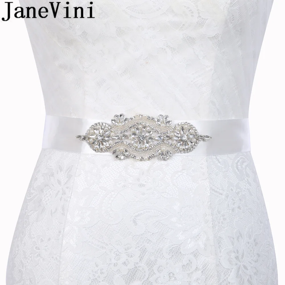 JaneVini Luxurious Jeweled Bridal Belt Bridesmaid Crystal Bridal Sash Rhinestones Pearls Wedding Bride Belt Riem Trouwjurk 2019
JaneVini Luxurious Jeweled Bridal Belt Bridesmaid Crystal Bridal Sash Rhinestones Pearls Wedding Bride Belt Riem Trouwjurk 2019