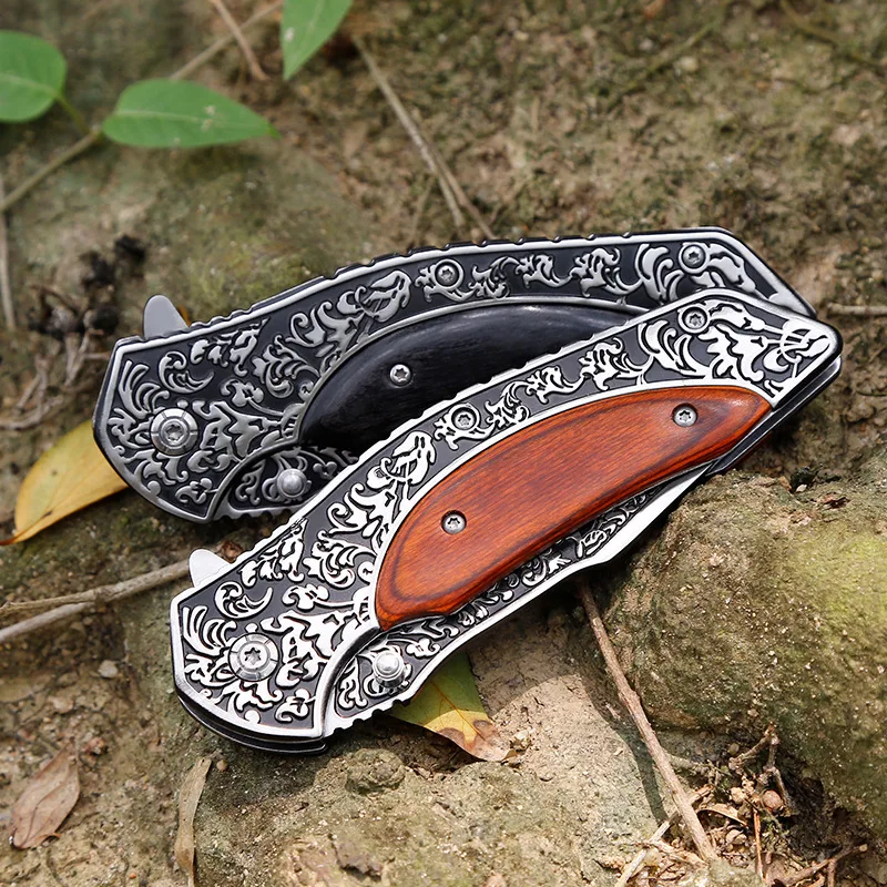 High hardness sharp wooden handle with folding knife, gift knife multi-function knife stainless steel folding knife
High hardness sharp wooden handle with folding knife, gift knife multi-function knife stainless steel folding knife