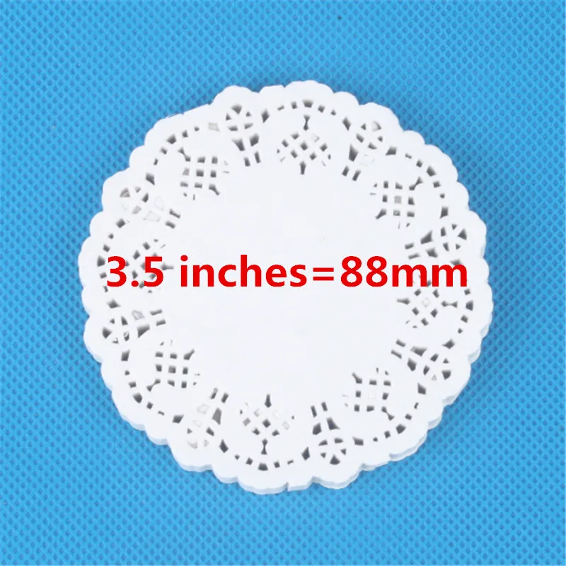 100Pcs 3.5inch=88mm White Round Lace Paper Doilies Craft Doyley Coasters Placemat Wedding Christmas Table Decoration
100Pcs 3.5inch=88mm White Round Lace Paper Doilies Craft Doyley Coasters Placemat Wedding Christmas Table Decoration